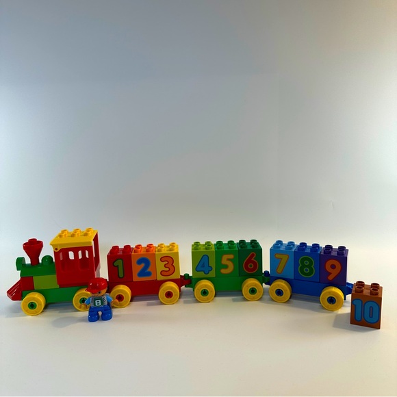 Lego Other - Lego Duplo Number Train with Boy‎ Minifigure Set 1-10